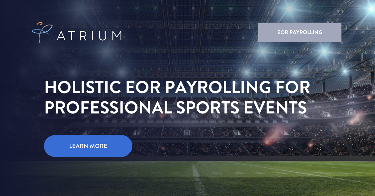 Experts In Sports Management Payrolling Atriumworks