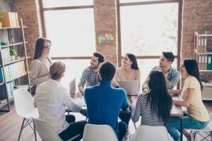 employee onboarding orientation group