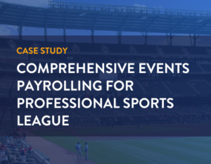 case study of comprehensive payrolling for professional sports league