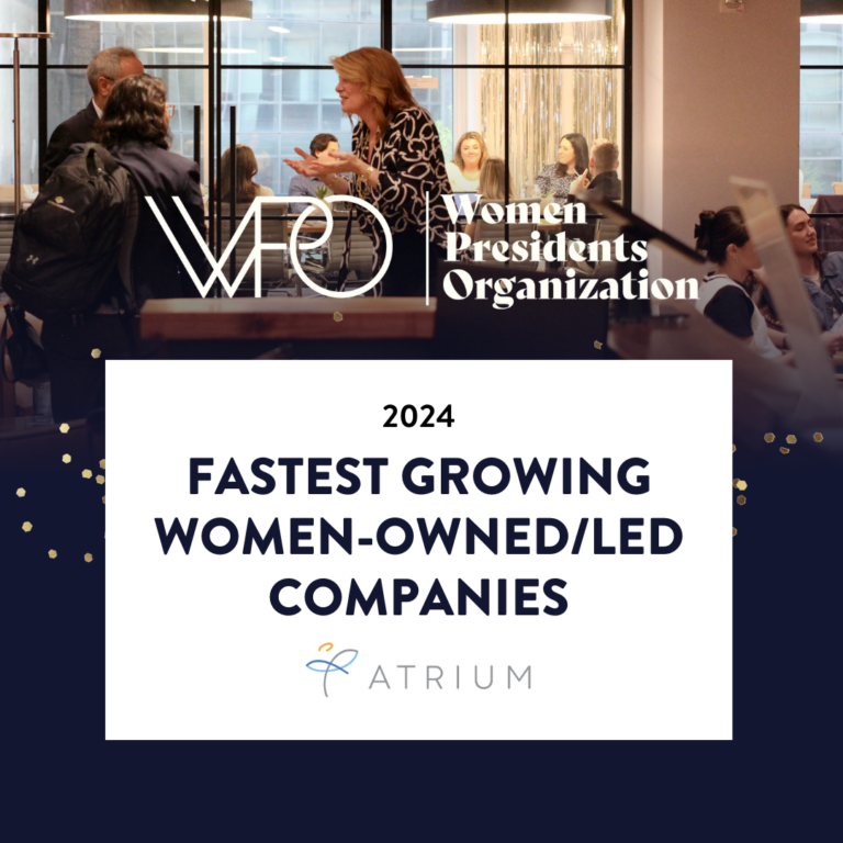 atrium named to 2024 wpo 50 fastest women-owned/led companies
