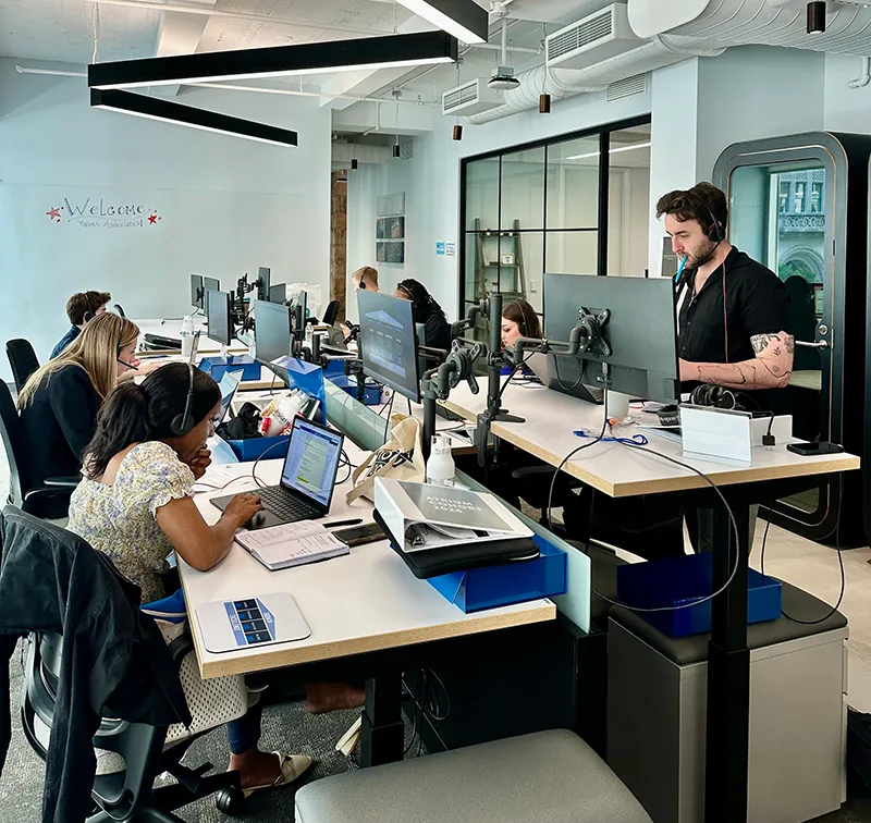 atrium's talent solutions cohort working in the new york office
