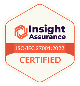 insight assurance. iso/iec 27001-2022 certified