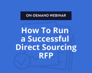 on-demand webinar. how to run a successful direct sourcing rfp