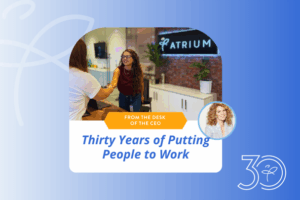 thirty years of putting people to work