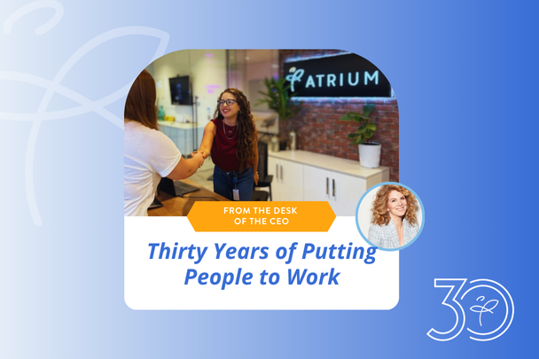 thirty years of putting people to work